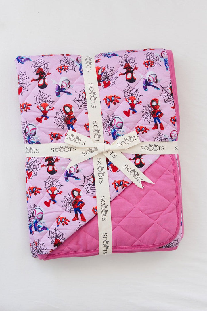 Webslingers Quilted Blanket - scoots