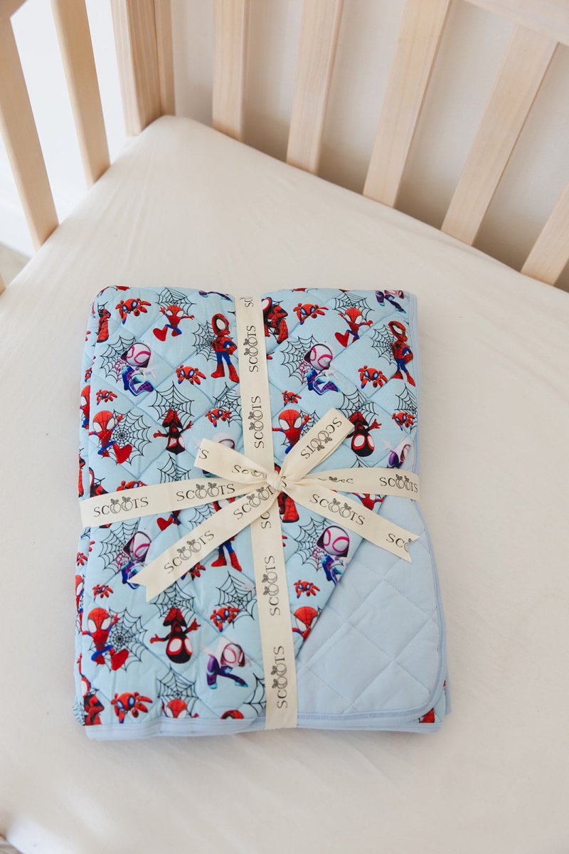 Webslingers Quilted Blanket - scoots