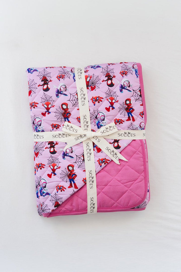 Webslingers Quilted Blanket - scoots