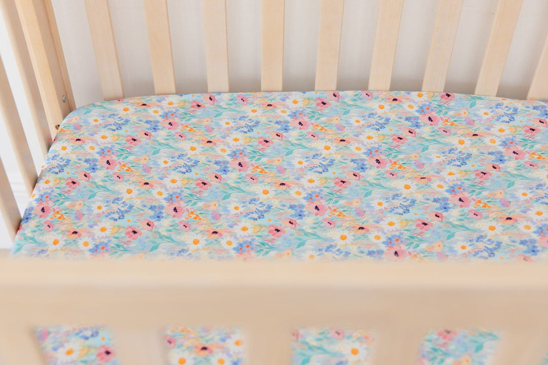 Wildflower Crib Sheet - scoots