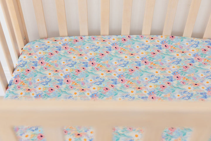 Wildflower Crib Sheet - scoots