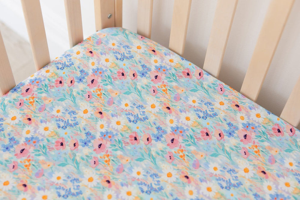 Wildflower Crib Sheet - scoots