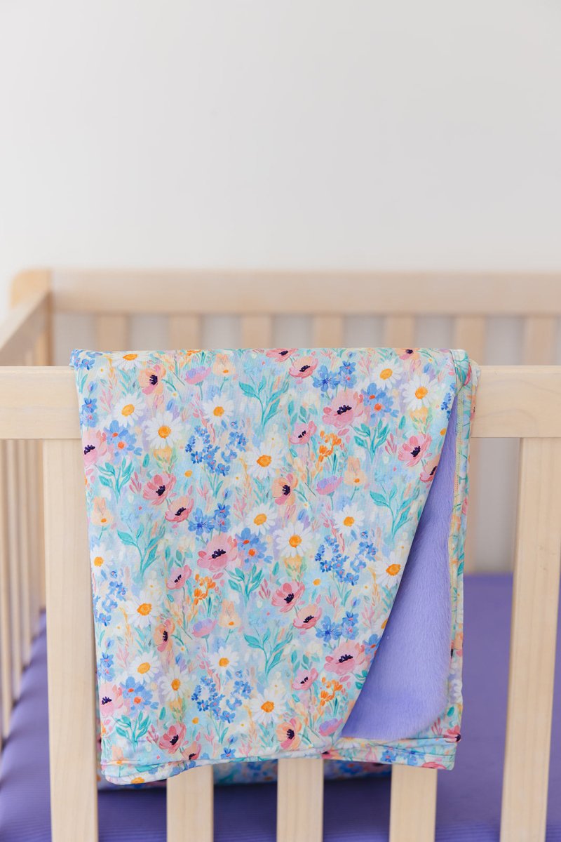 Wildflower Plush Blanket - scoots