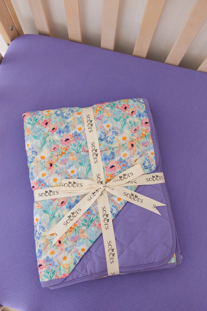 Wildflower Quilted Blanket - scoots
