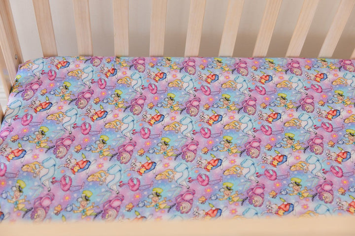Wonderland Crib Sheet - scoots