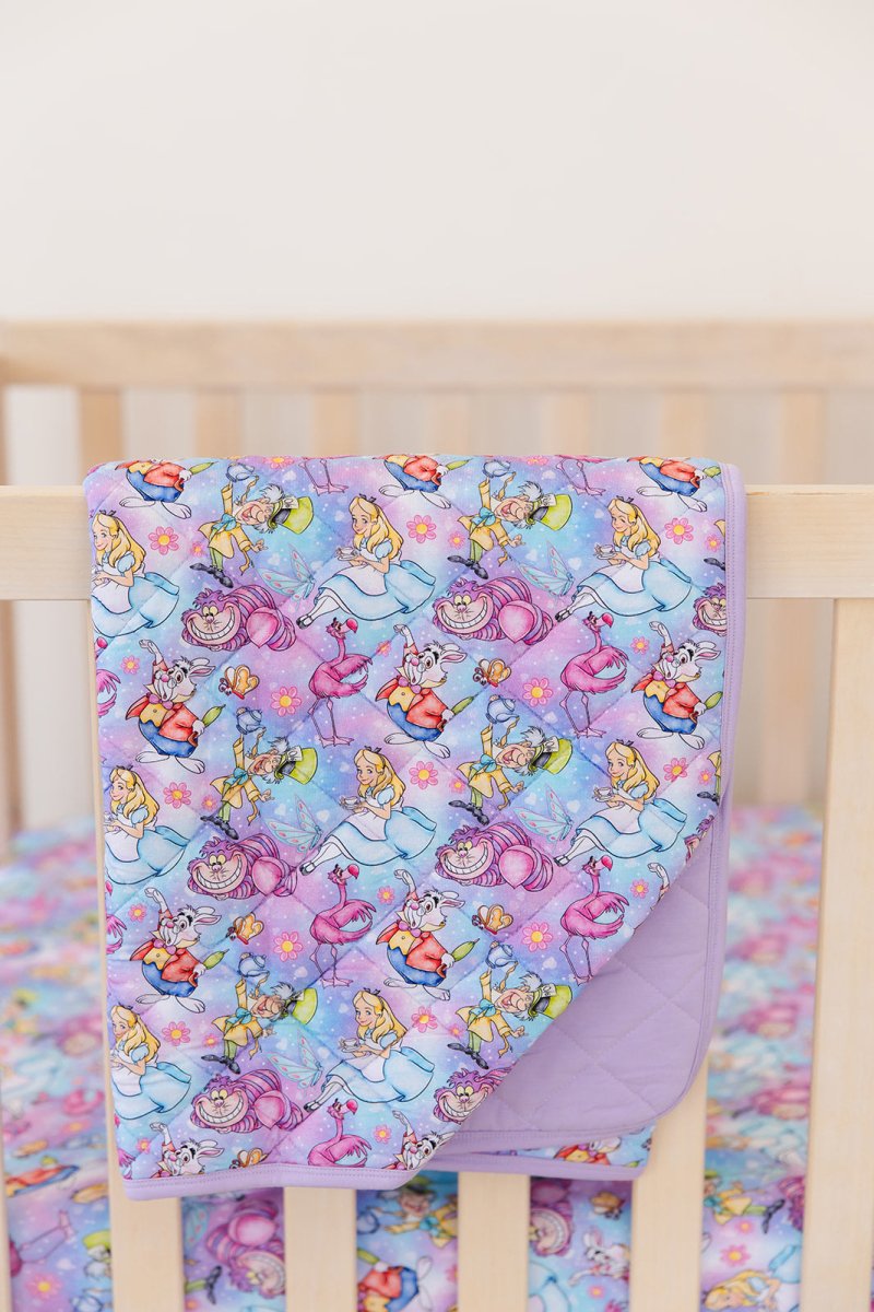 Wonderland Quilted Blanket - scoots