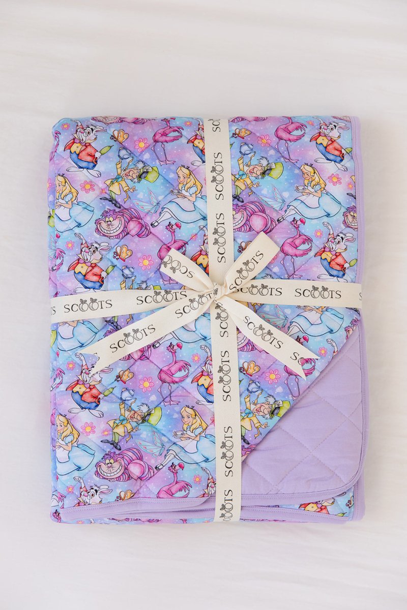 Wonderland Quilted Blanket - scoots