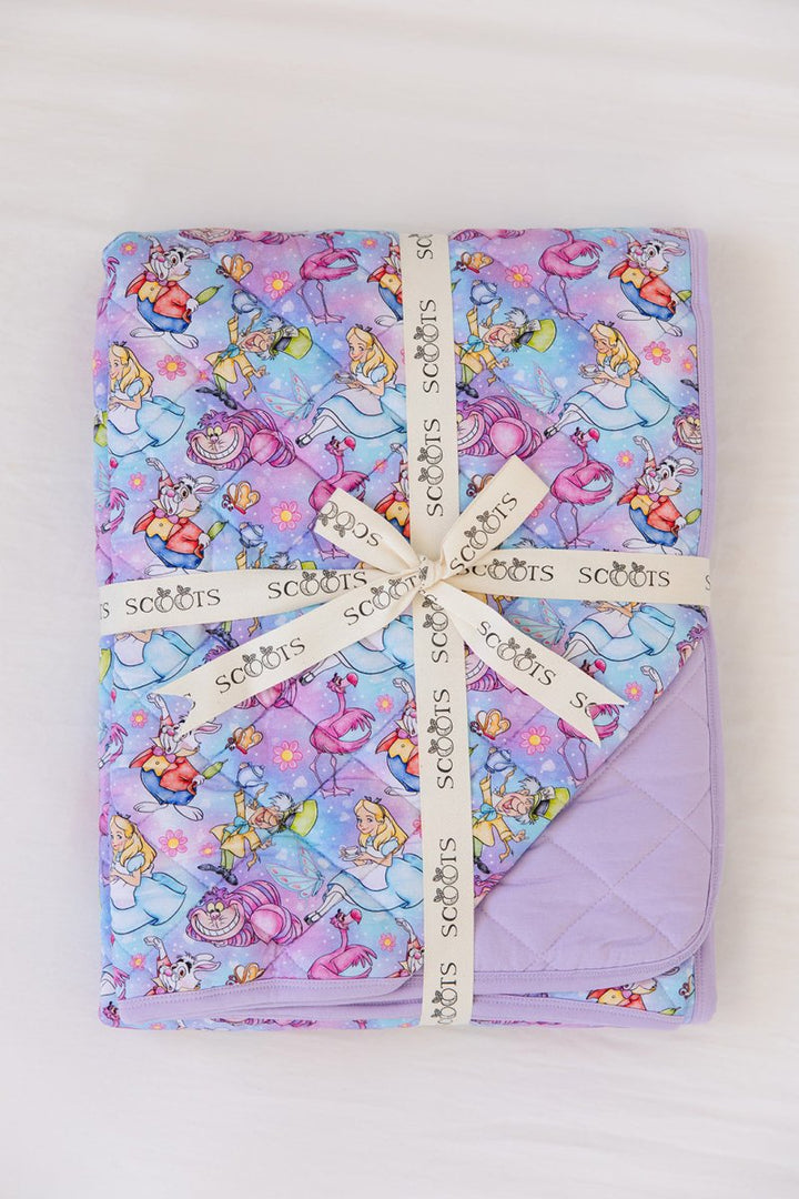 Wonderland Quilted Blanket - scoots