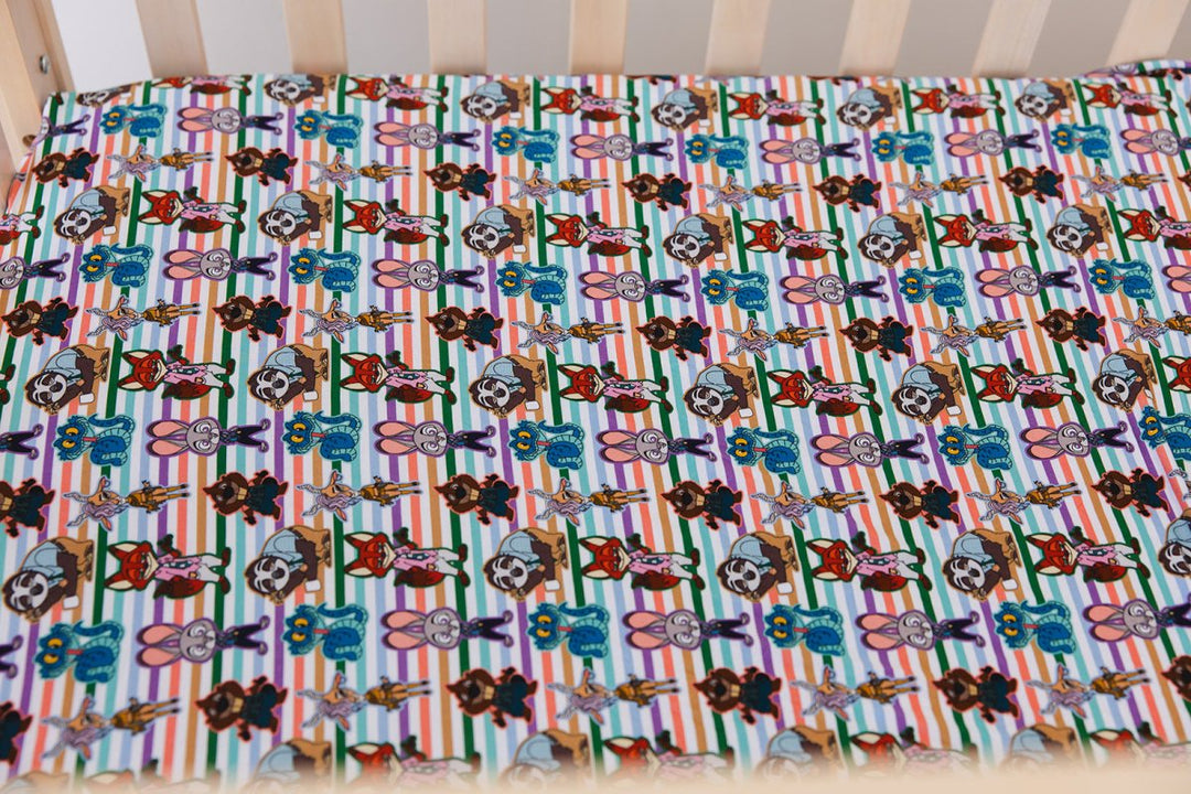 Zoo Crib Sheet - scoots