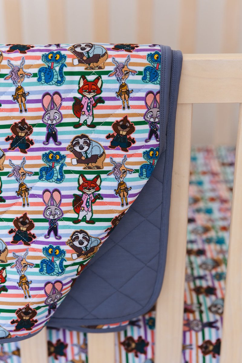 Zoo Quilted Blanket - scoots