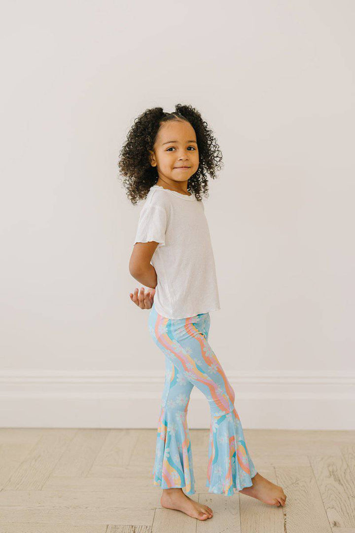 Boho Bloom Flare Leggings - scoots